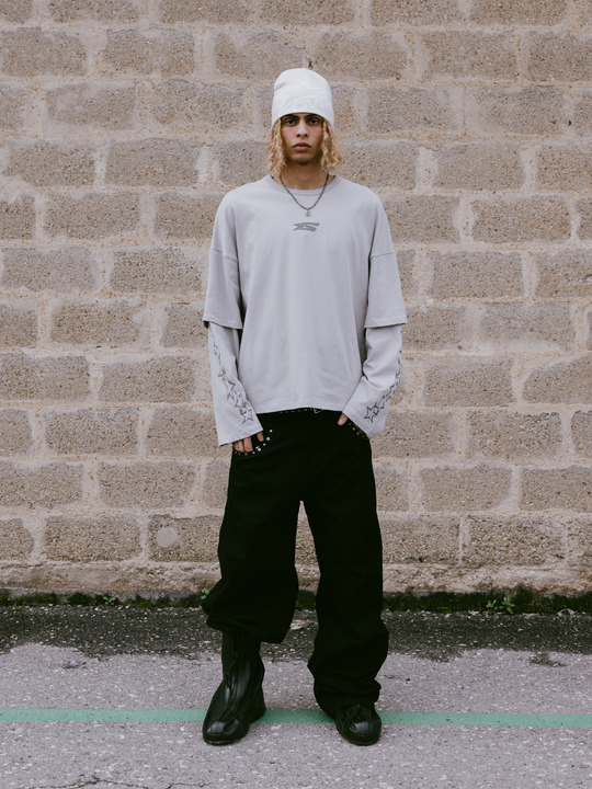 OVER5IZE "Fifty5" LONGSLEEVE GREY