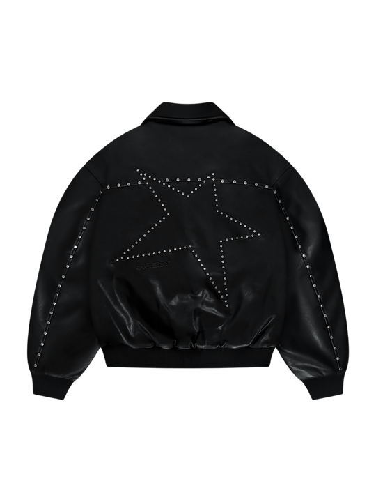 OVER5IZE “studdy” LEATHER JACKET