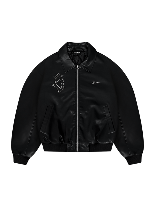 OVER5IZE “studdy” LEATHER JACKET