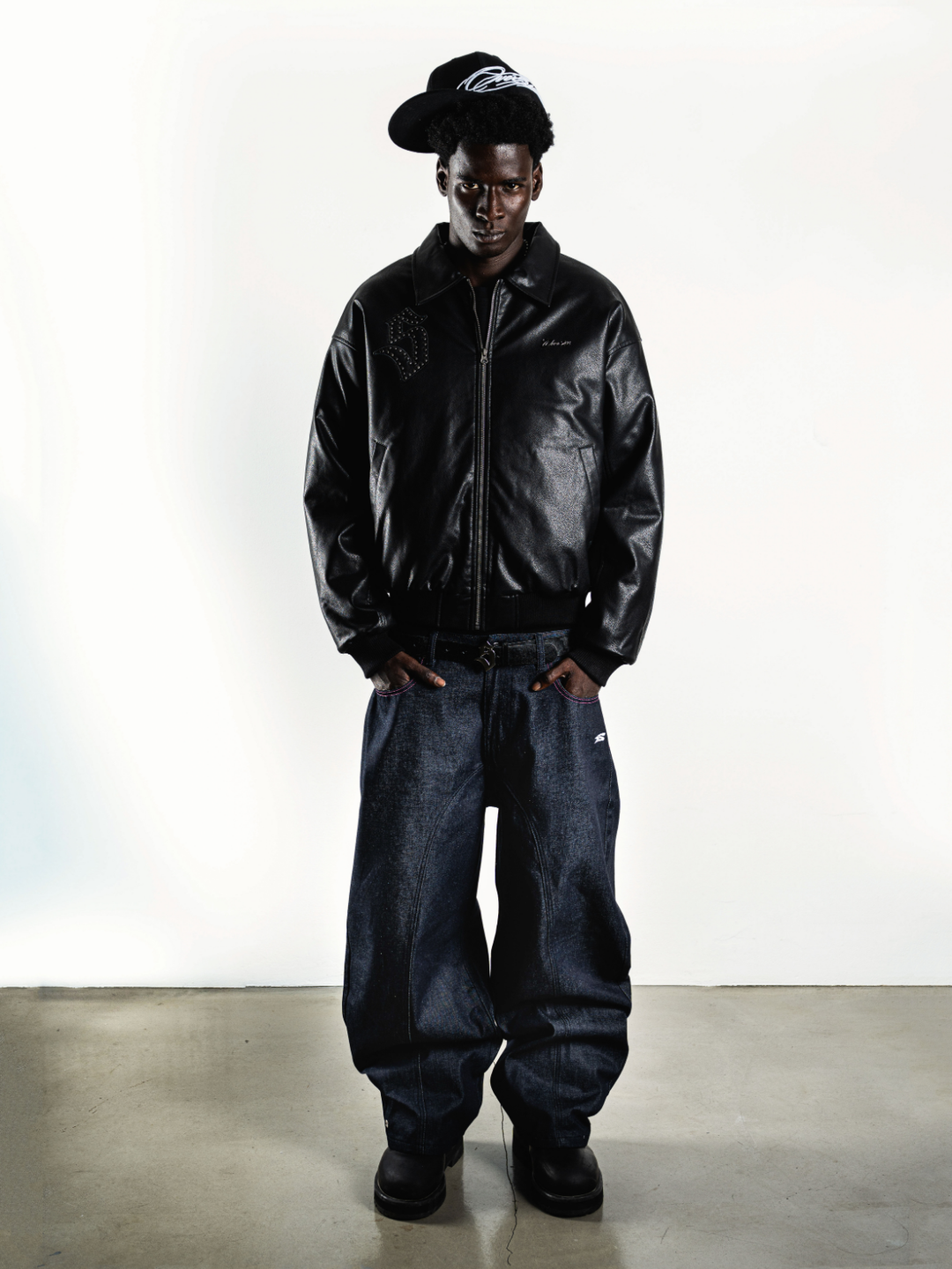 OVER5IZE “studdy” LEATHER JACKET