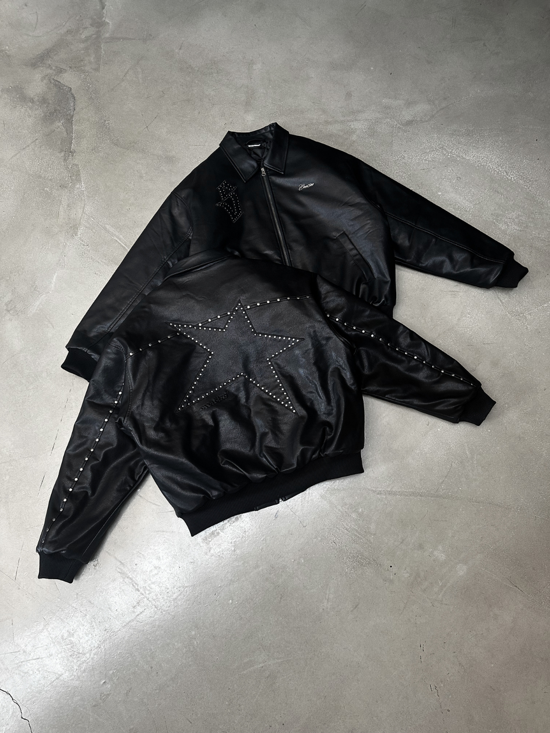 OVER5IZE “studdy” LEATHER JACKET