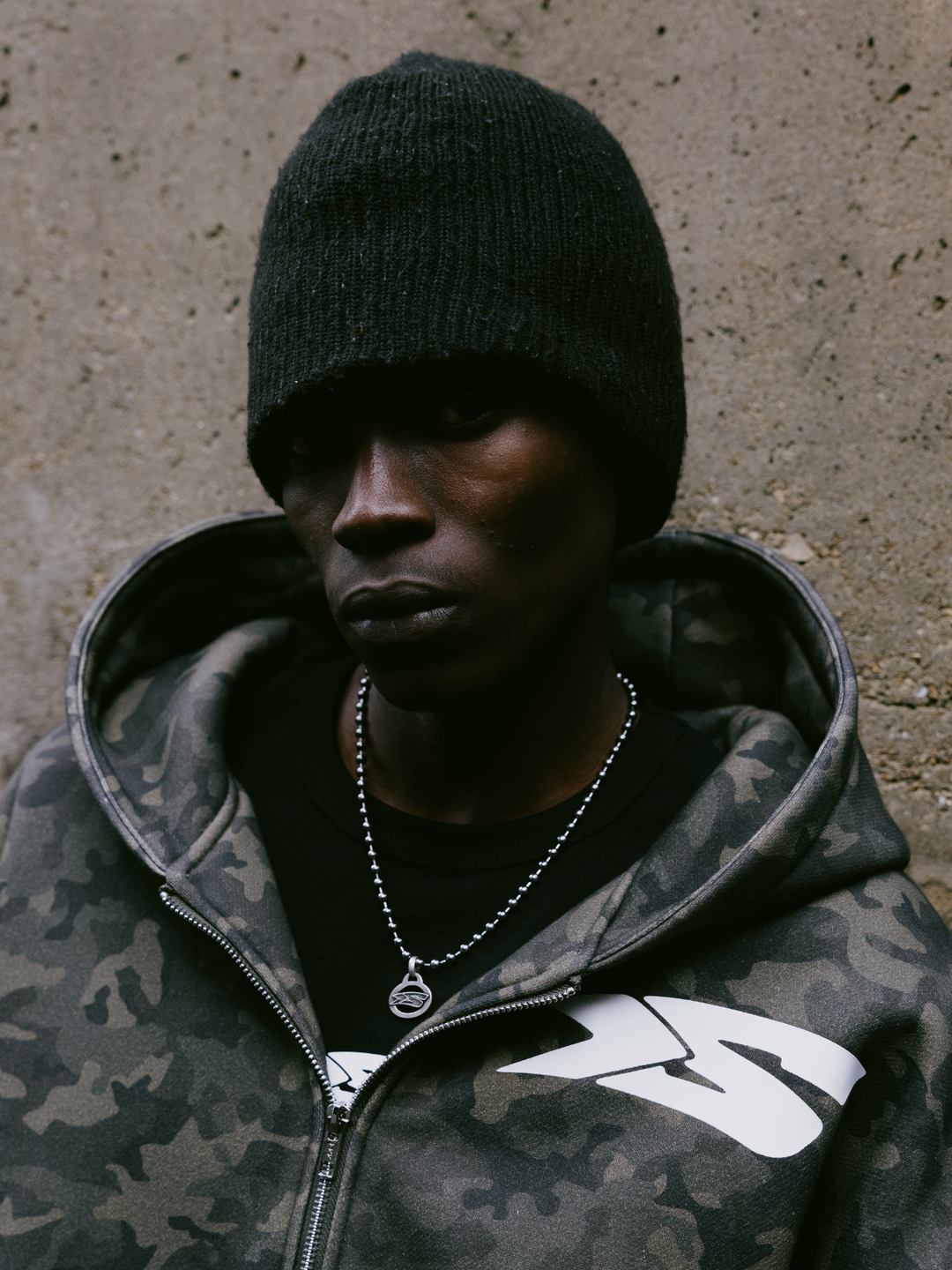 OVER5IZE "signature" NECKLACE CARBON SILVER