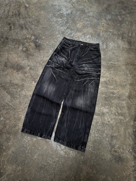 OVER5IZE "whisper" JEANS BLACK