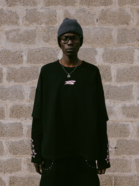 OVER5IZE "signature" NECKLACE CARBON SILVER