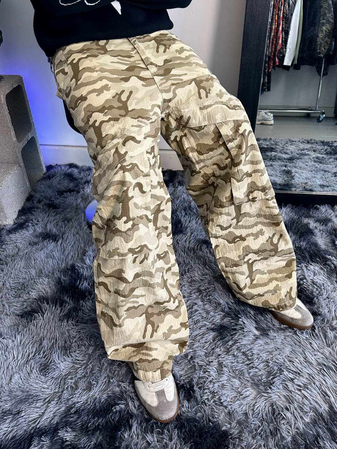 OVER5IZE "gravel" CAMO JEANS