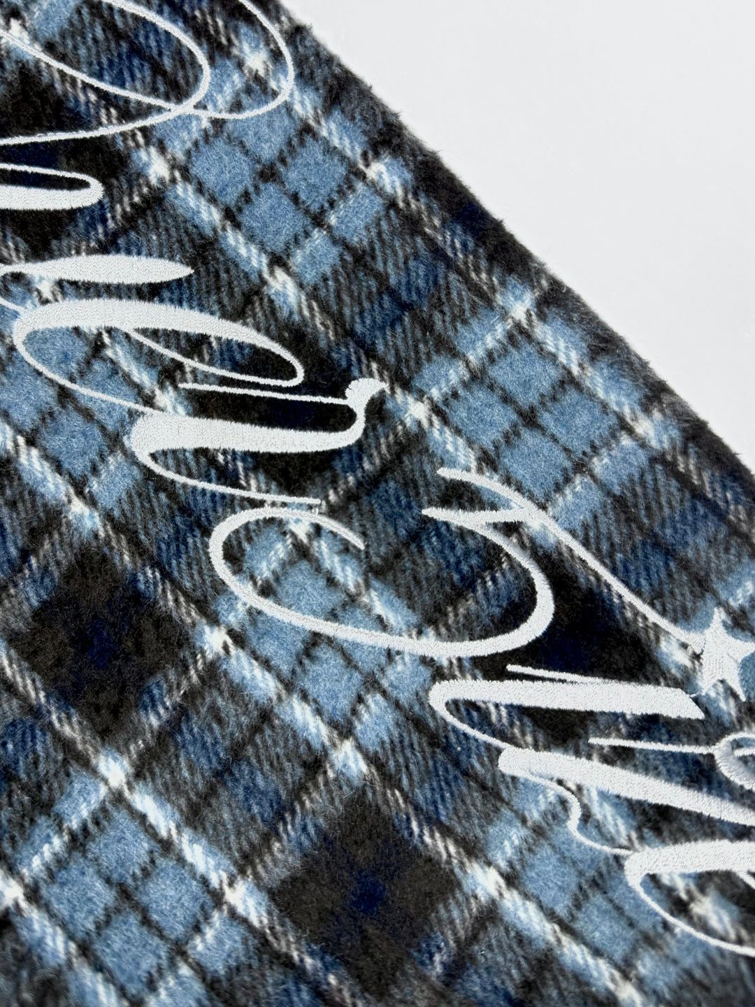 OVER5IZE “plaidy” FLANNEL SHIRT BLUE