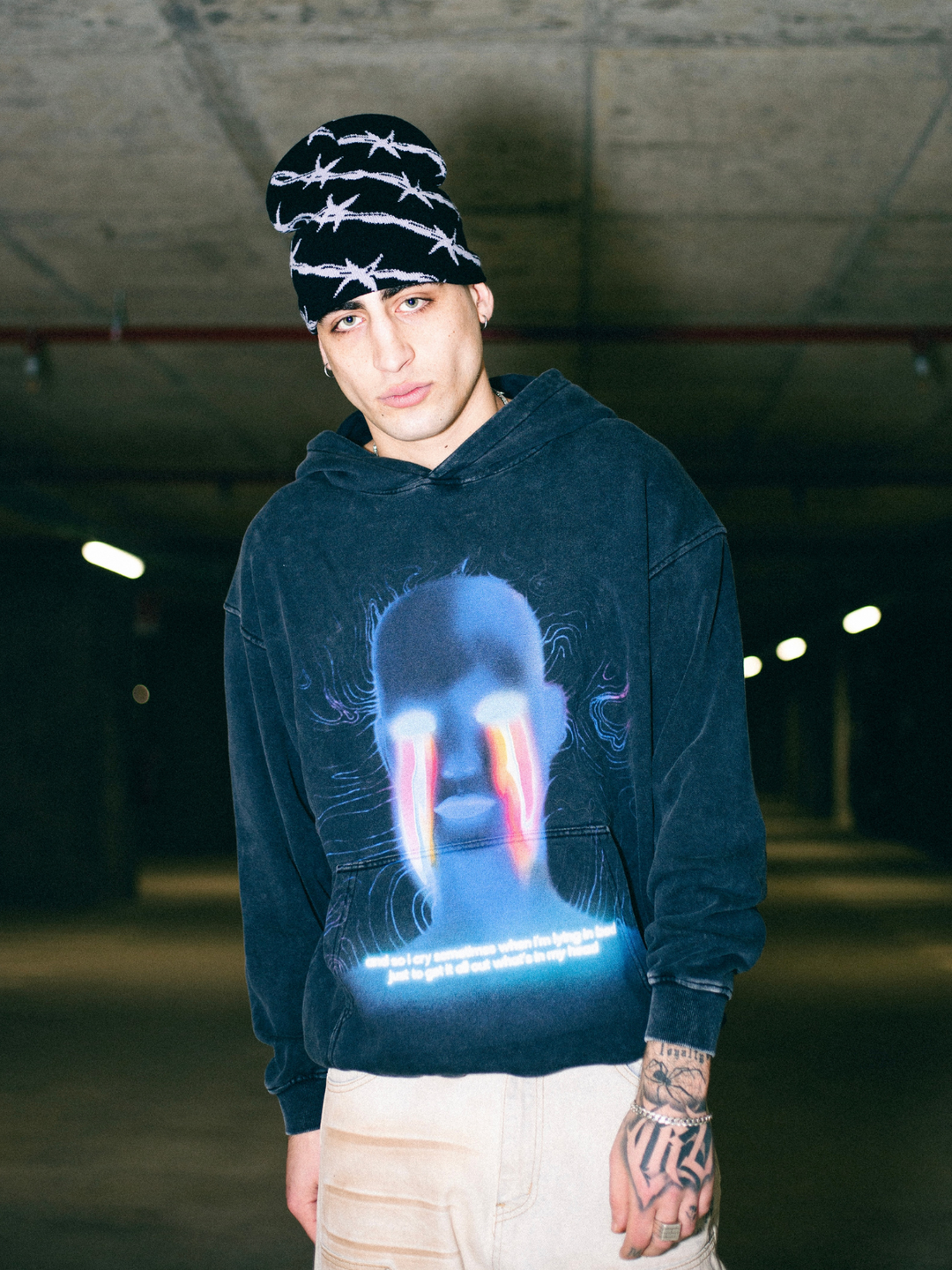 OVER5IZE "glacial" HOODIE