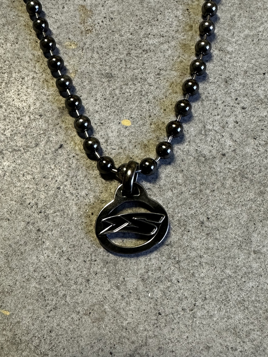 OVER5IZE "signature" NECKLACE RAW SILVER