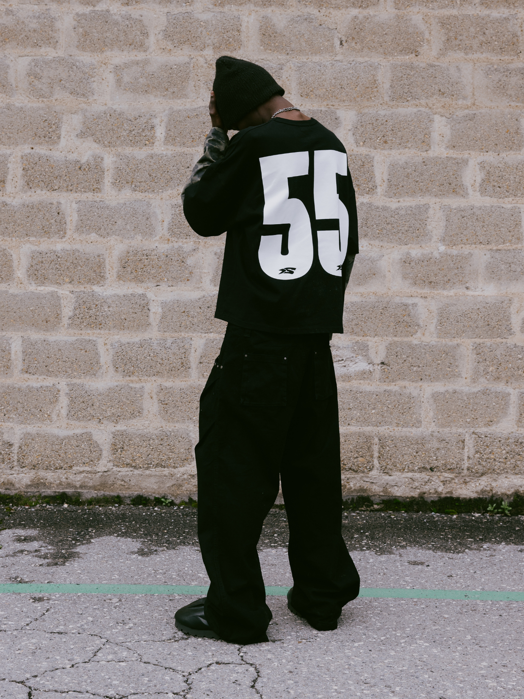 OVER5IZE "unity" JEANS BLACK