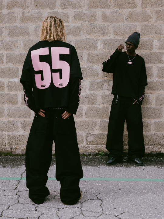 OVER5IZE "unity" JEANS BLACK