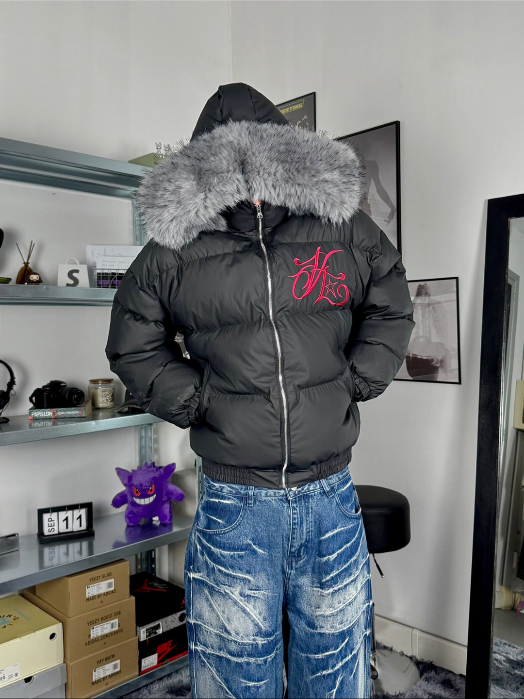 OVER5IZE "demon" PUFFER JACKET