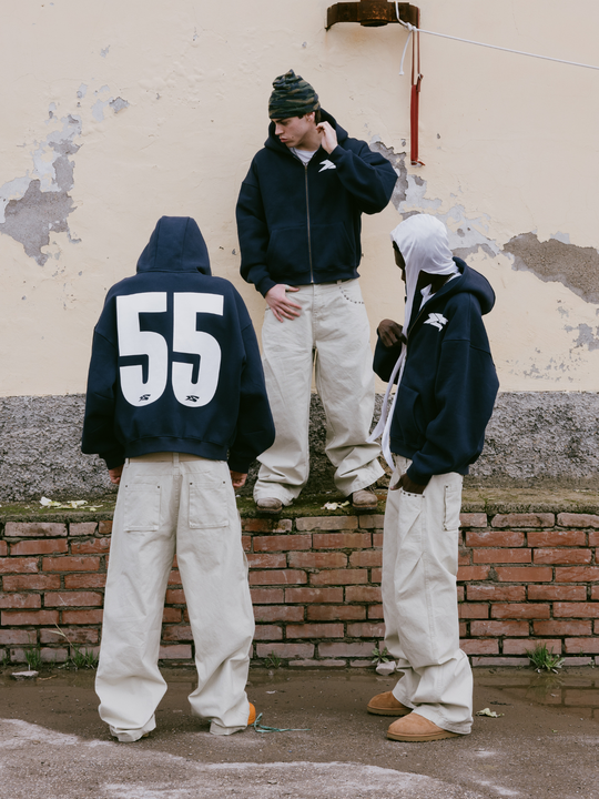 OVER5IZE "unity" JEANS BEIGE