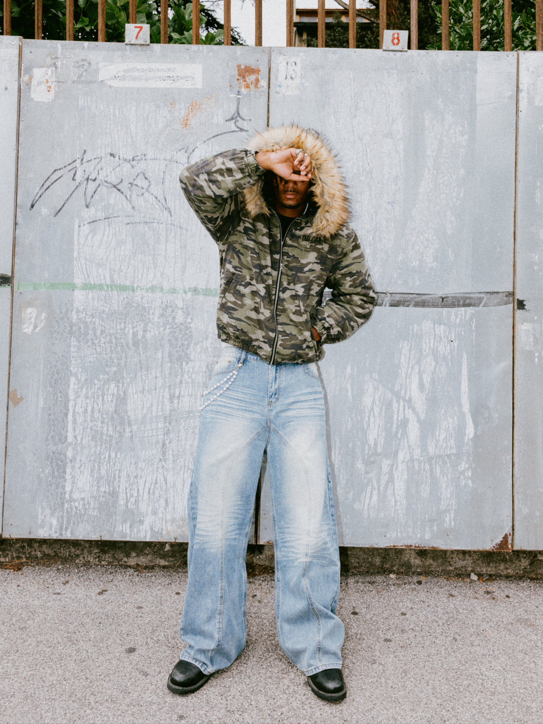 OVER5IZE "glitch" CAMO JACKET