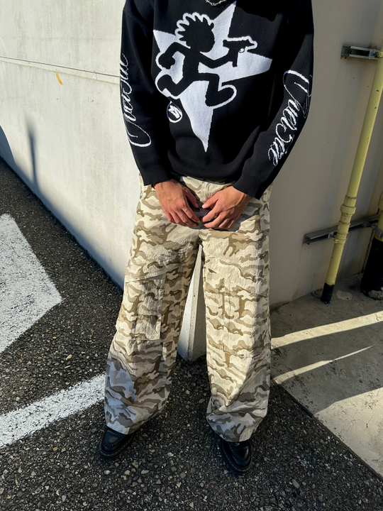 OVER5IZE "gravel" CAMO JEANS