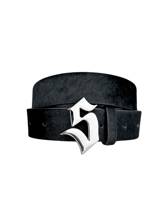 OVER5IZE "five" BELT BLACK