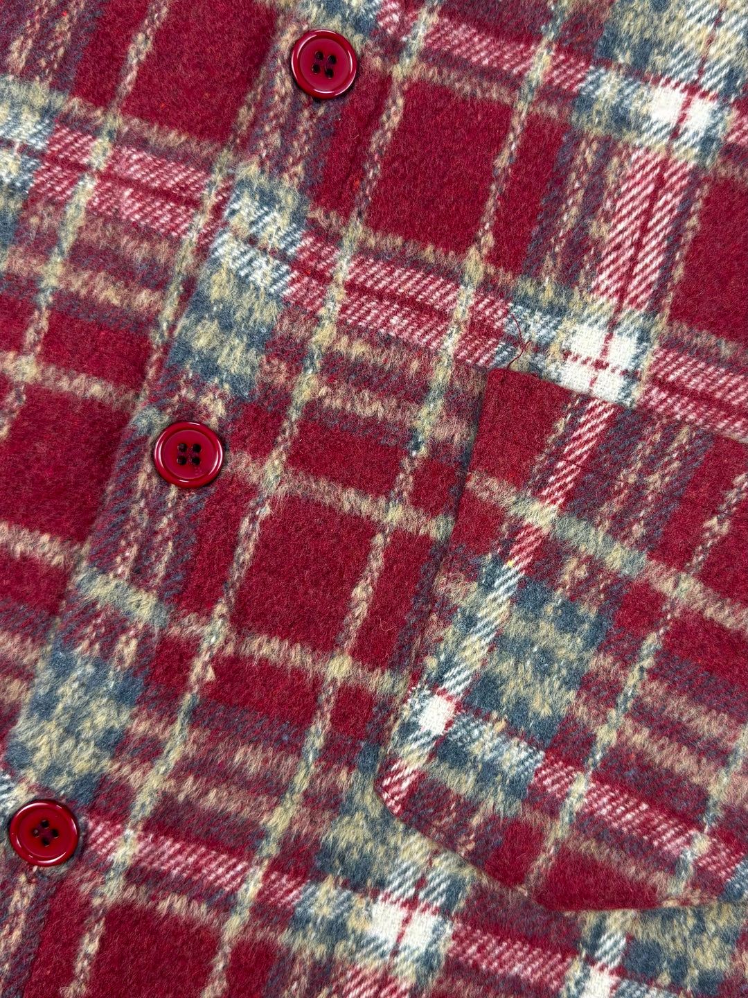 OVER5IZE "shelter" OVERSHIRT BRICK RED