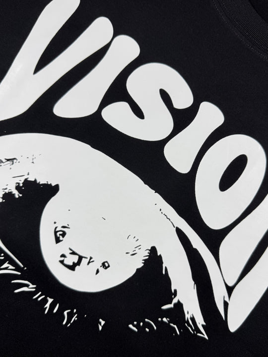 OVER5IZE "vision" TEE BLACK