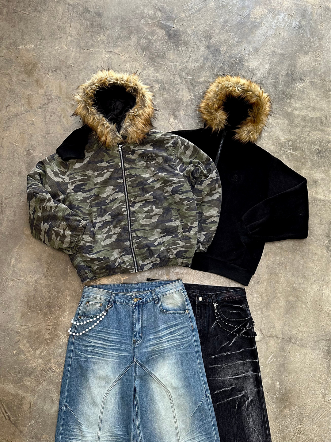 OVER5IZE "glitch" CAMO JACKET