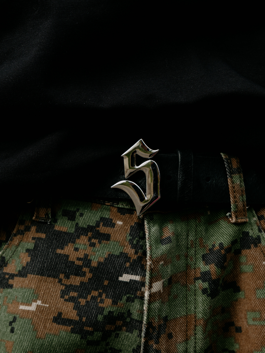 OVER5IZE "five" BELT BLACK