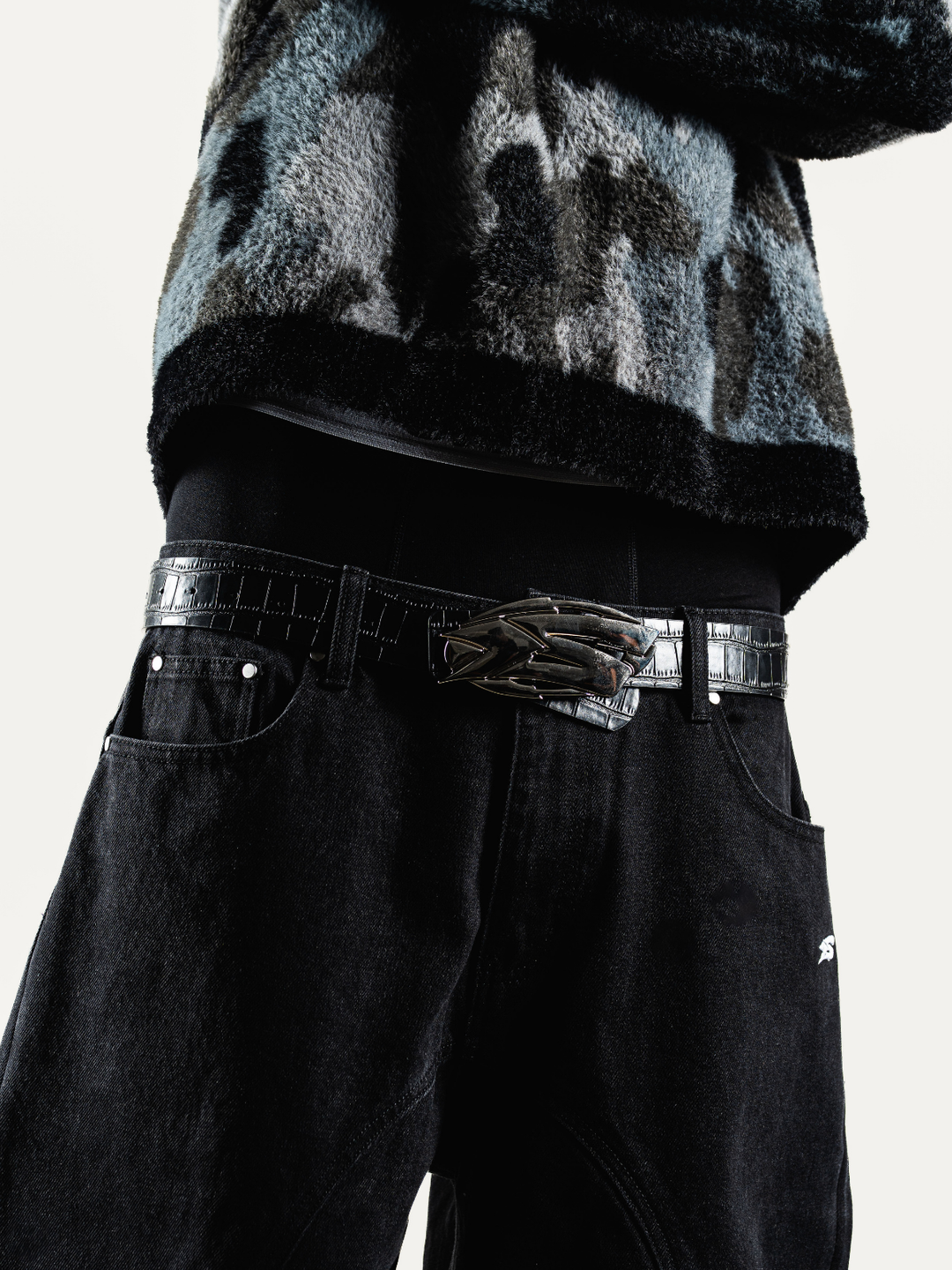 OVER5IZE "signature" BELT BLACK