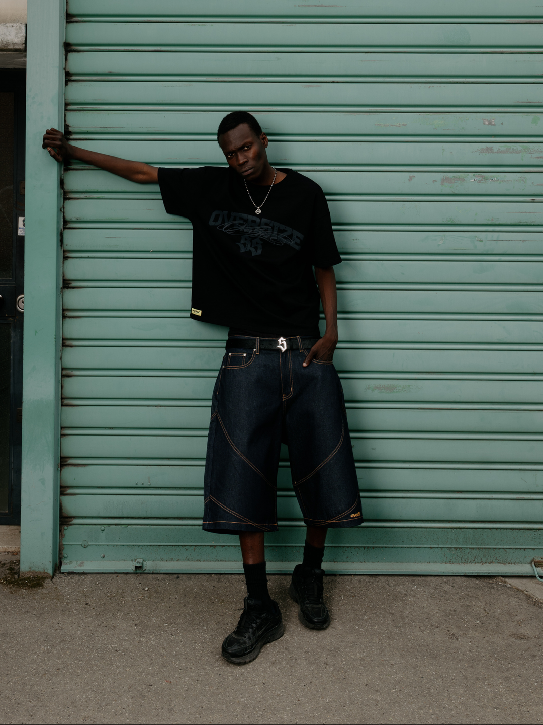 OVER5IZE "five" BELT BLACK