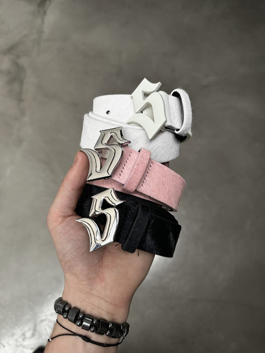 OVER5IZE "five" BELT BLACK