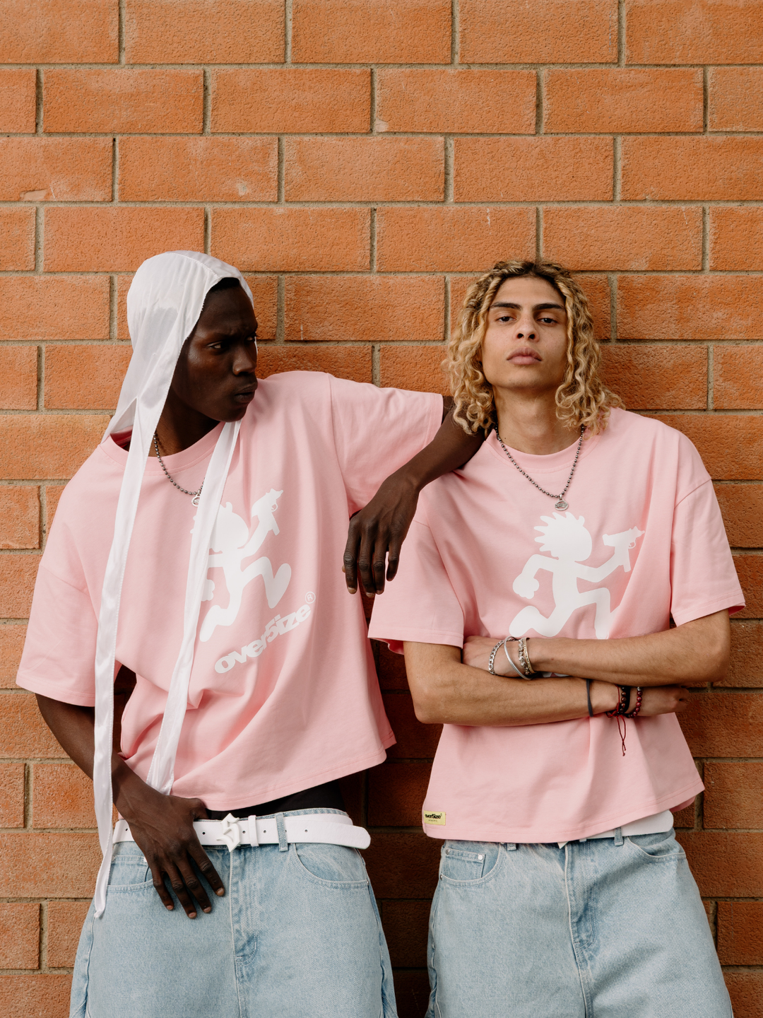 OVER5IZE "five" BELT WHITE