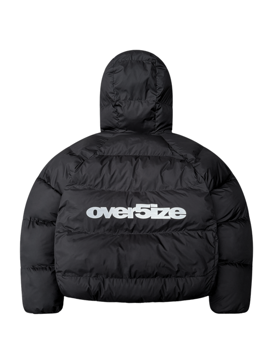 OVER5IZE "DUO" REVERSIBLE PUFFER JACKET BLACK & PINK