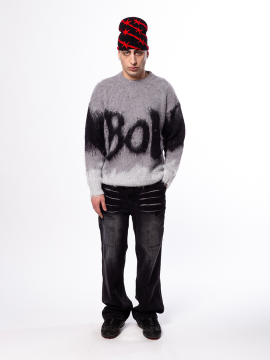 OVER5IZE "sleet" SWEATER GREY