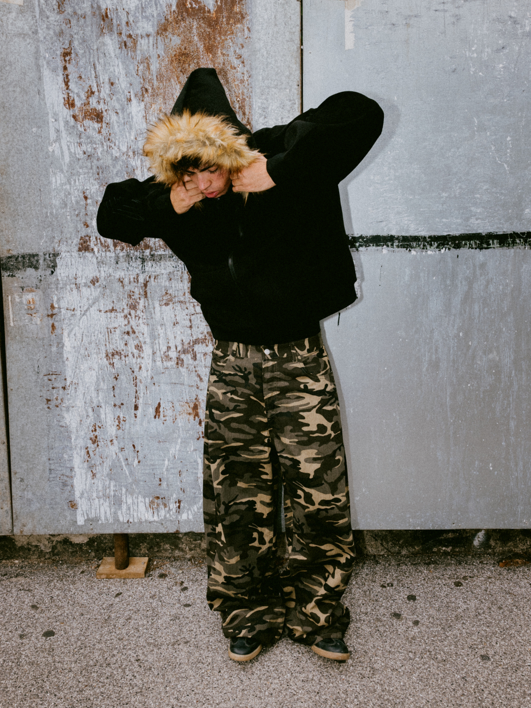 OVER5IZE "nest" FUR SOFT JACKET