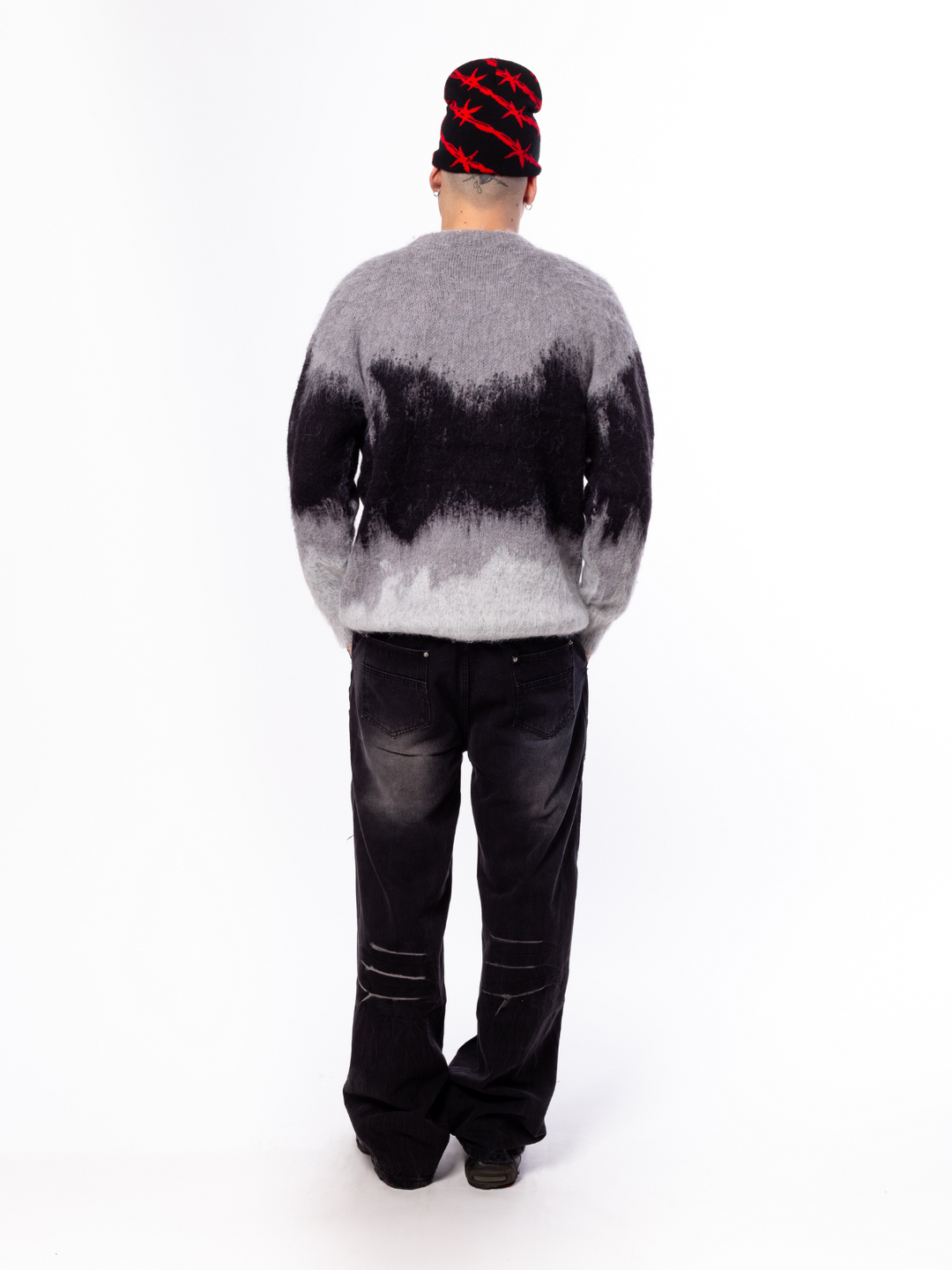 OVER5IZE "sleet" SWEATER GREY