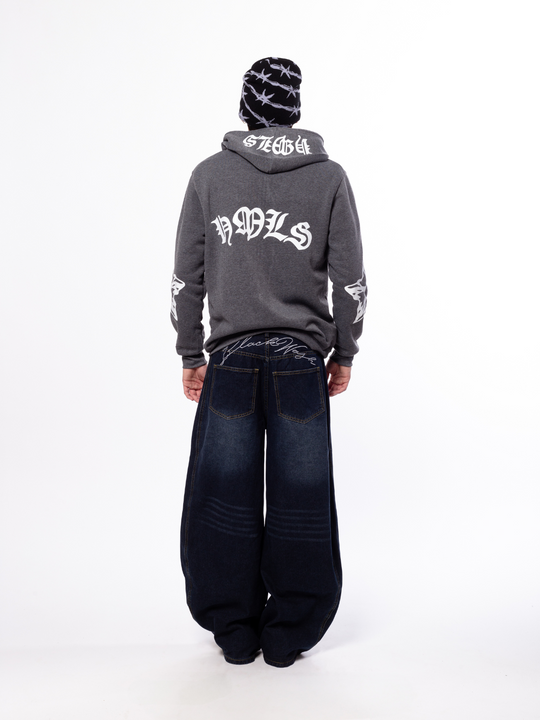 OVER5IZE "freeze" HOODIE GREY