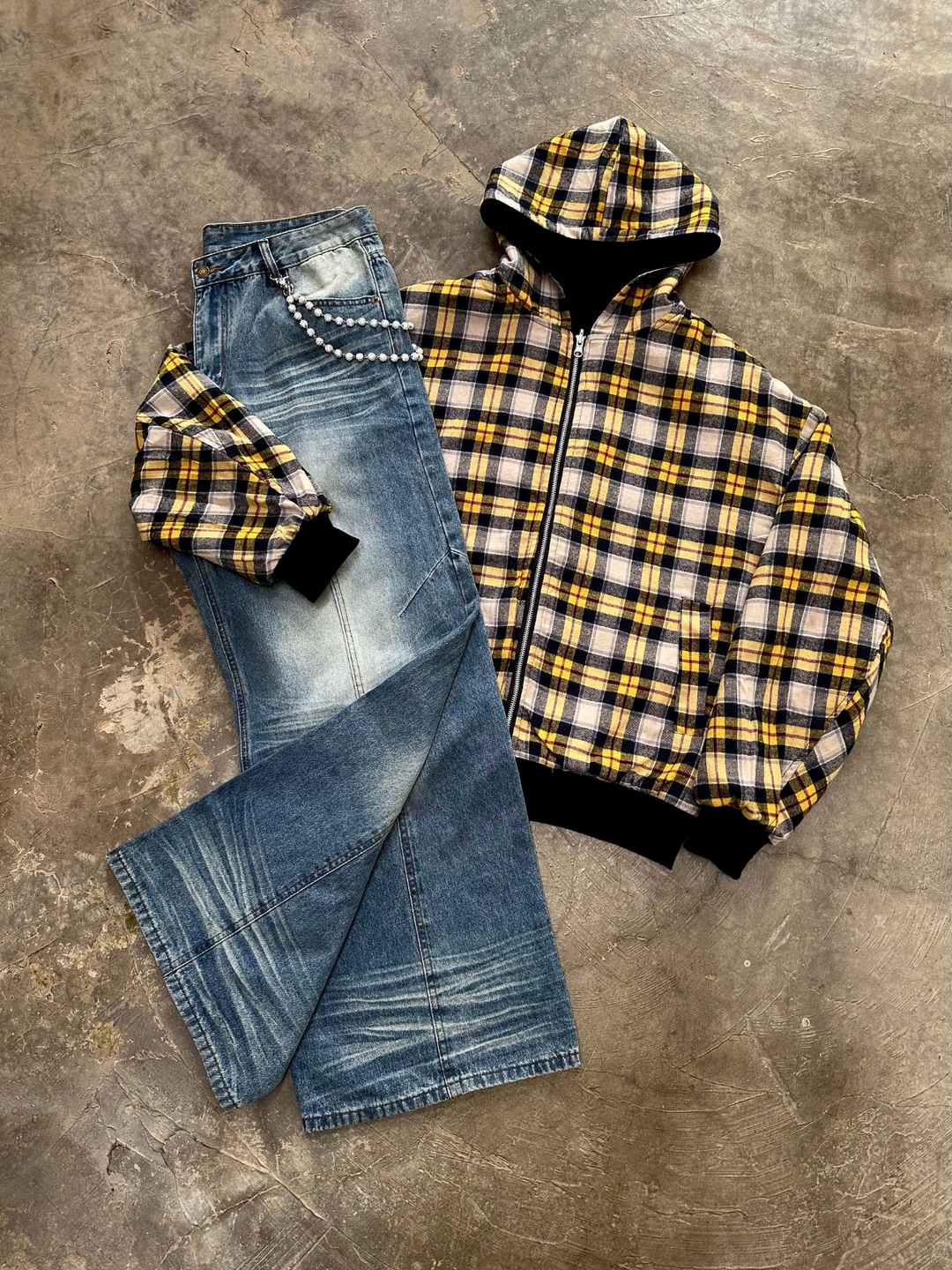 OVER5IZE "fume" JEANS