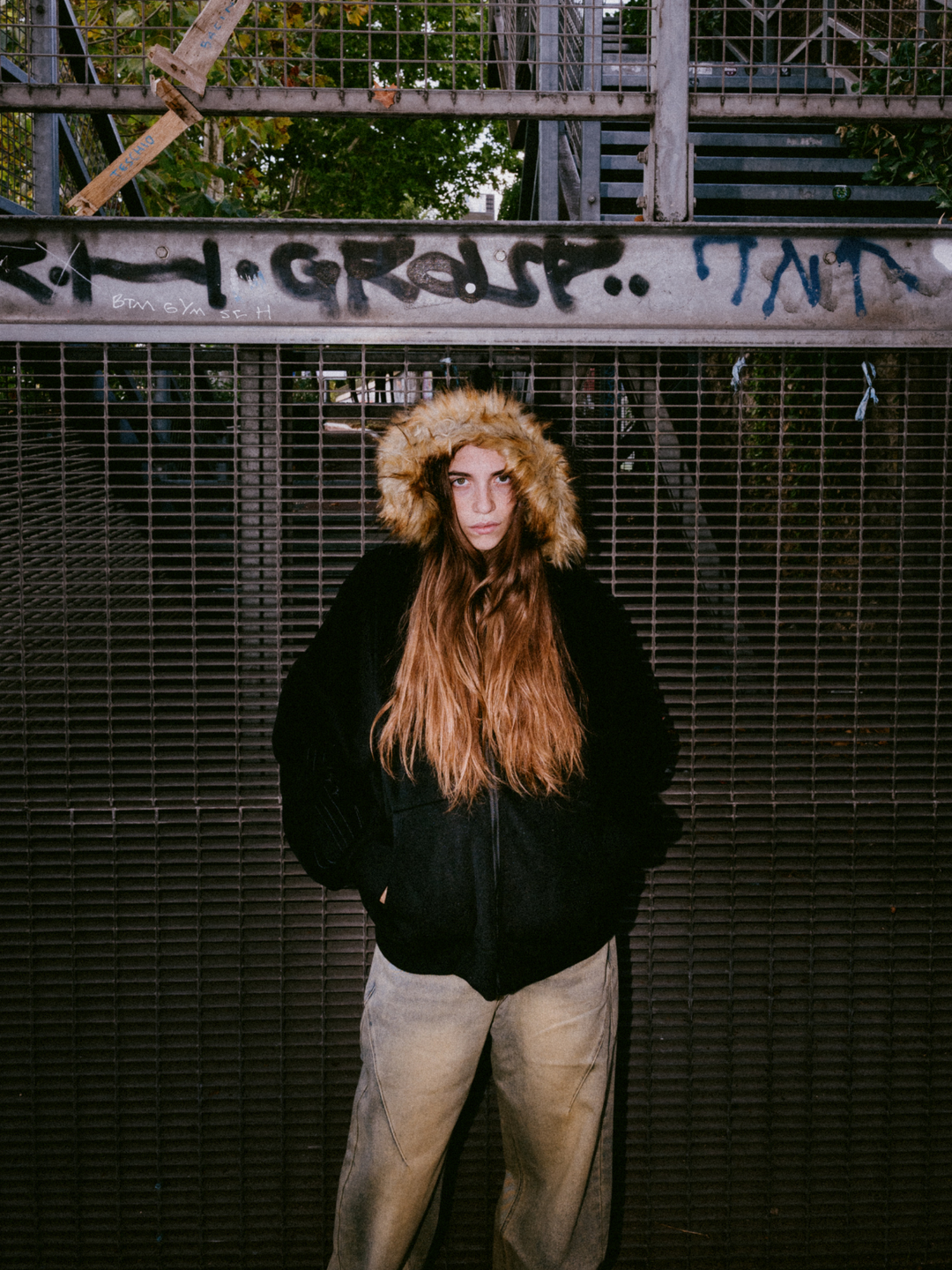 OVER5IZE "nest" FUR SOFT JACKET