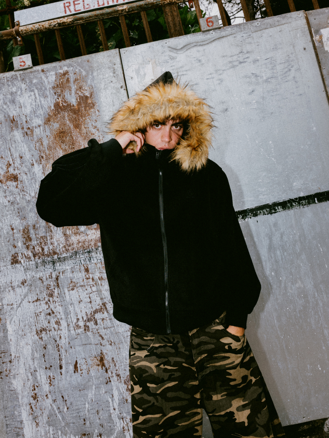 OVER5IZE "nest" FUR SOFT JACKET