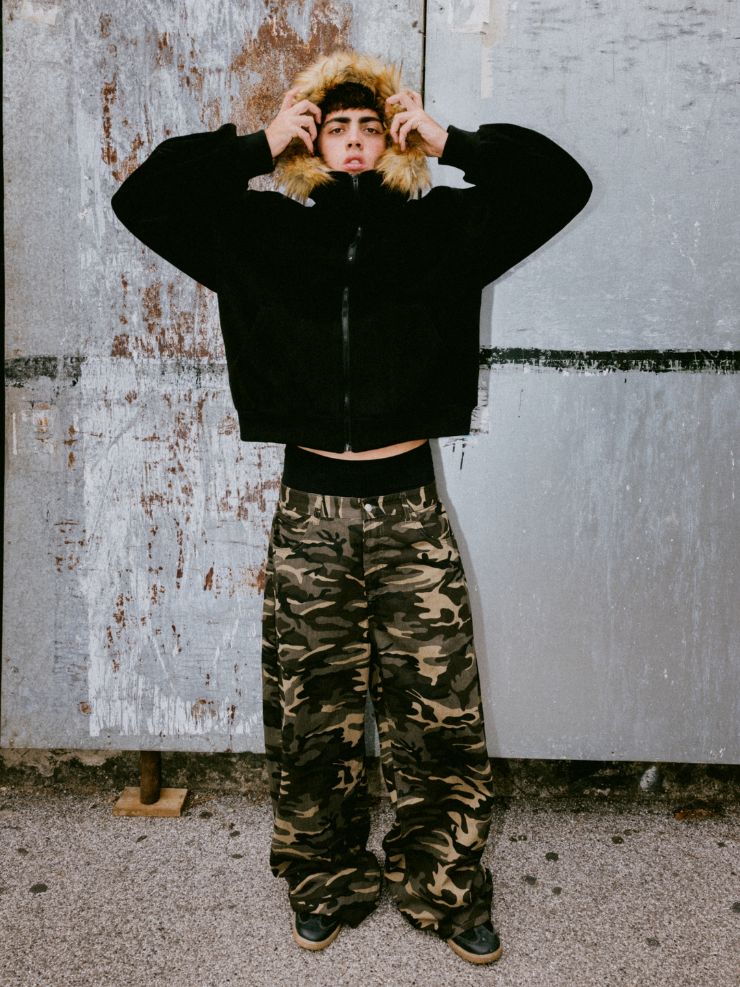 OVER5IZE "nest" FUR SOFT JACKET
