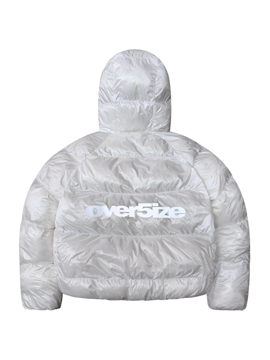 OVER5IZE "DUO" REVERSIBLE PUFFER JACKET CAMO & WHITE