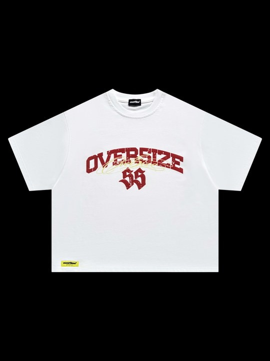 OVER5IZE "essence" TEE WHITE