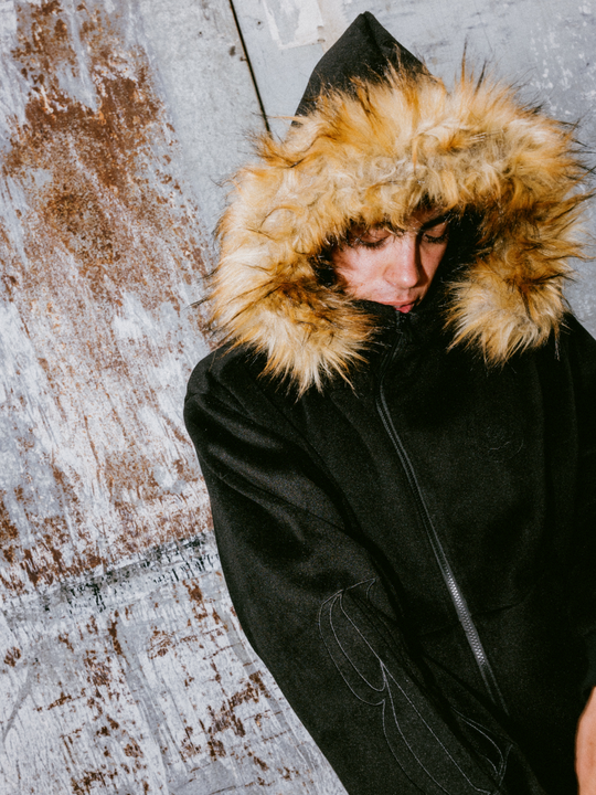 OVER5IZE "nest" FUR SOFT JACKET