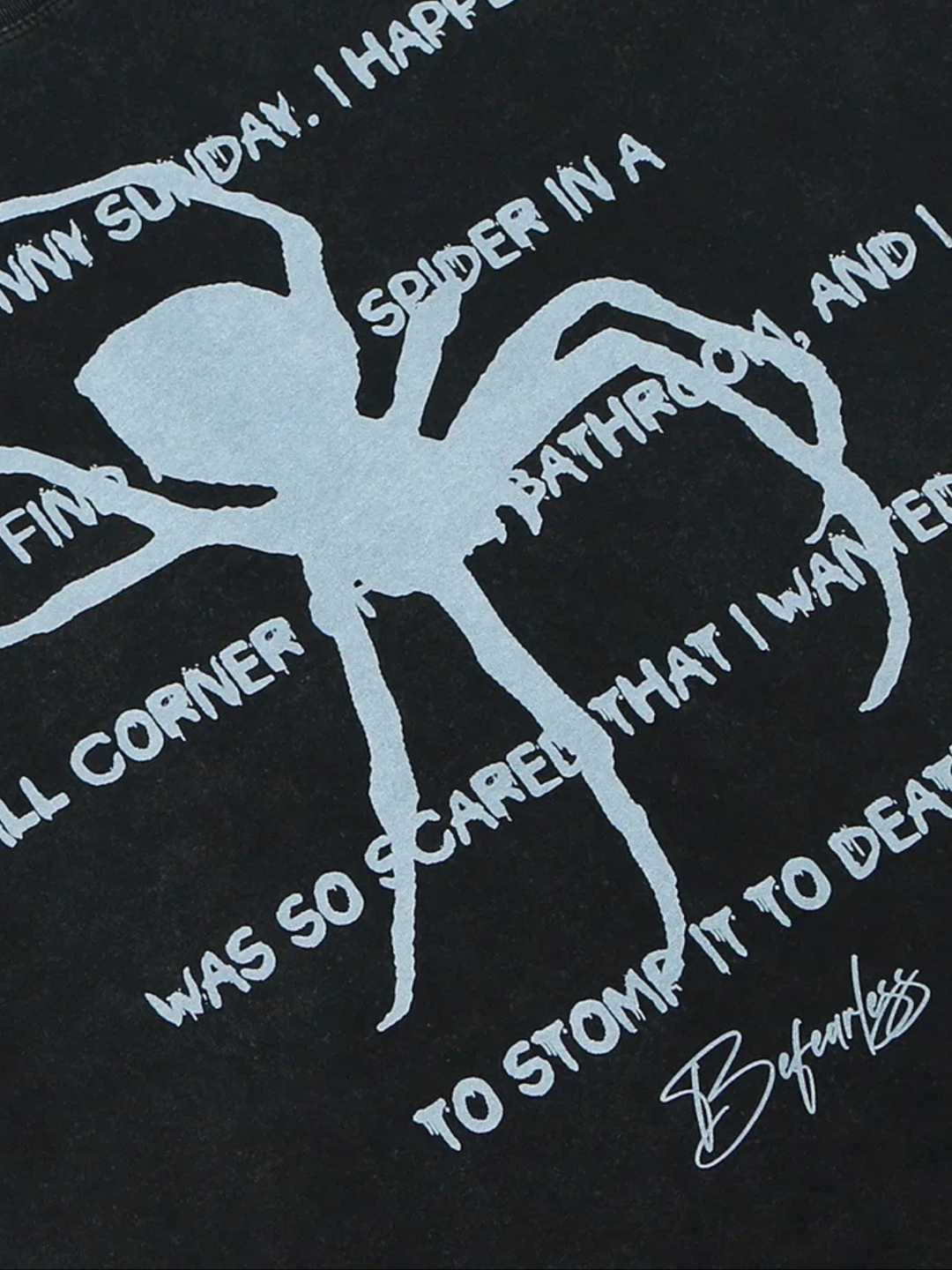 OVER5IZE "arachnophobia" TEE