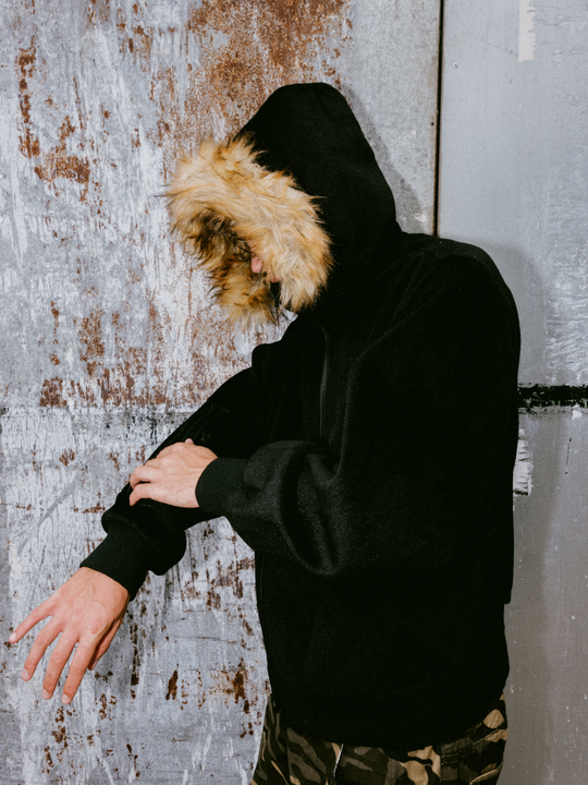 OVER5IZE "nest" FUR SOFT JACKET