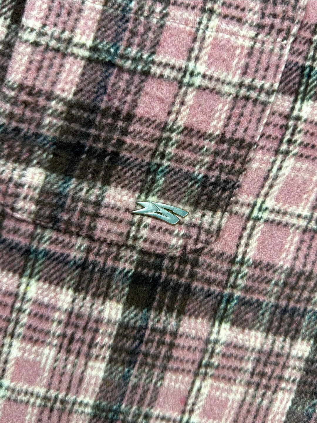 OVER5IZE “plaidy” FLANNEL SHIRT PINK
