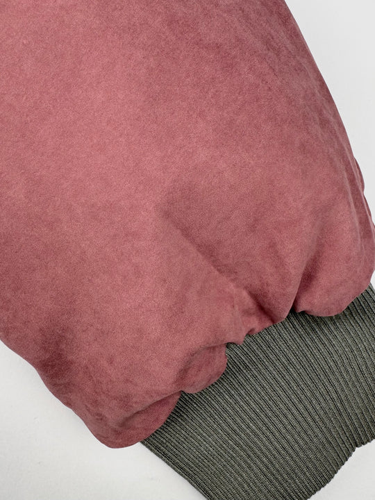 OVER5IZE "halo" DOUBLE-FACED BOMBER JACKET