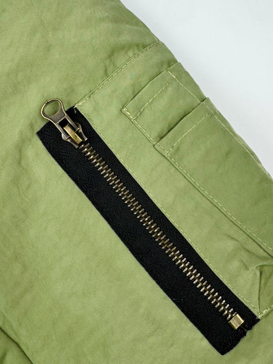 OVER5IZE "halo" DOUBLE-FACED BOMBER JACKET