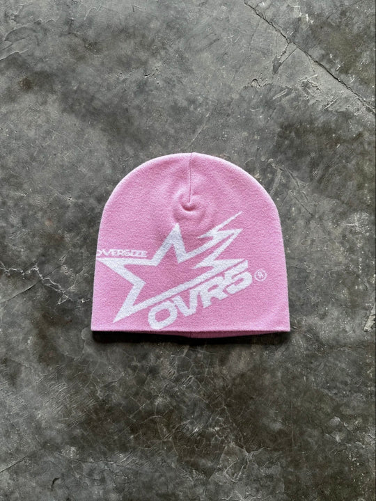 OVER5IZE "bleakness" BEANIE PINK