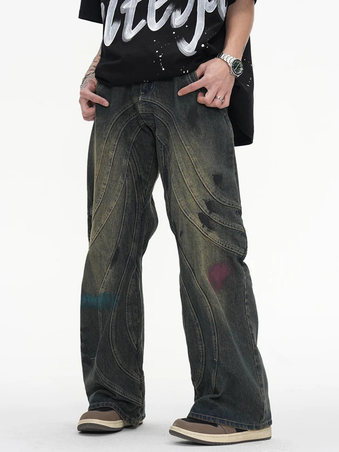 OVER5IZE "radiophobia" JEANS