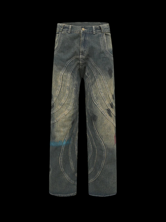 OVER5IZE "radiophobia" JEANS