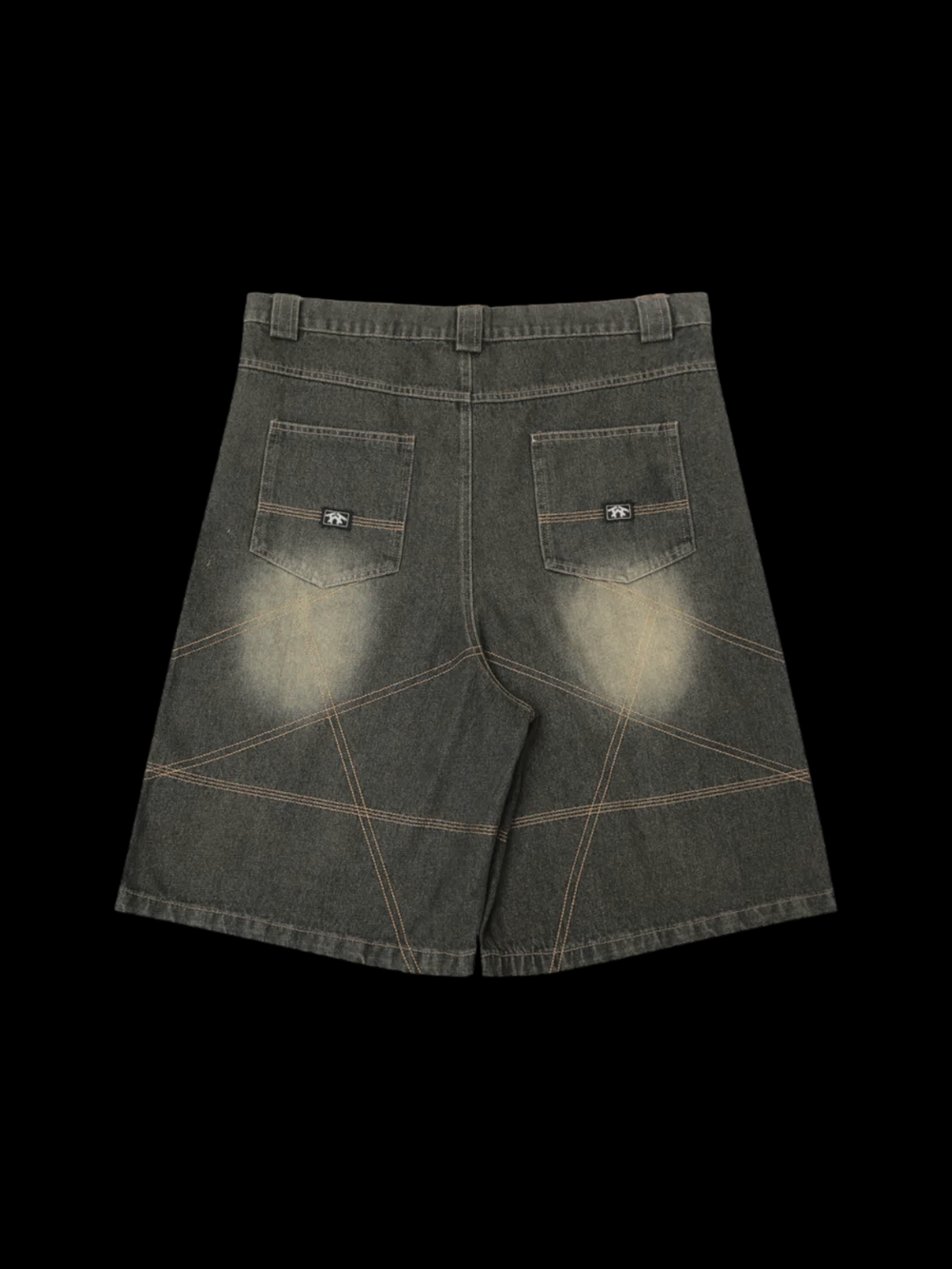 OVER5IZE "cherophobia" JORTS BROWN