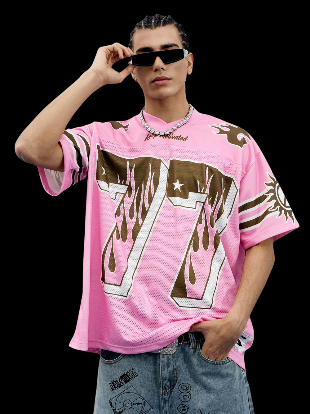 OVER5IZE "spine" JERSEY