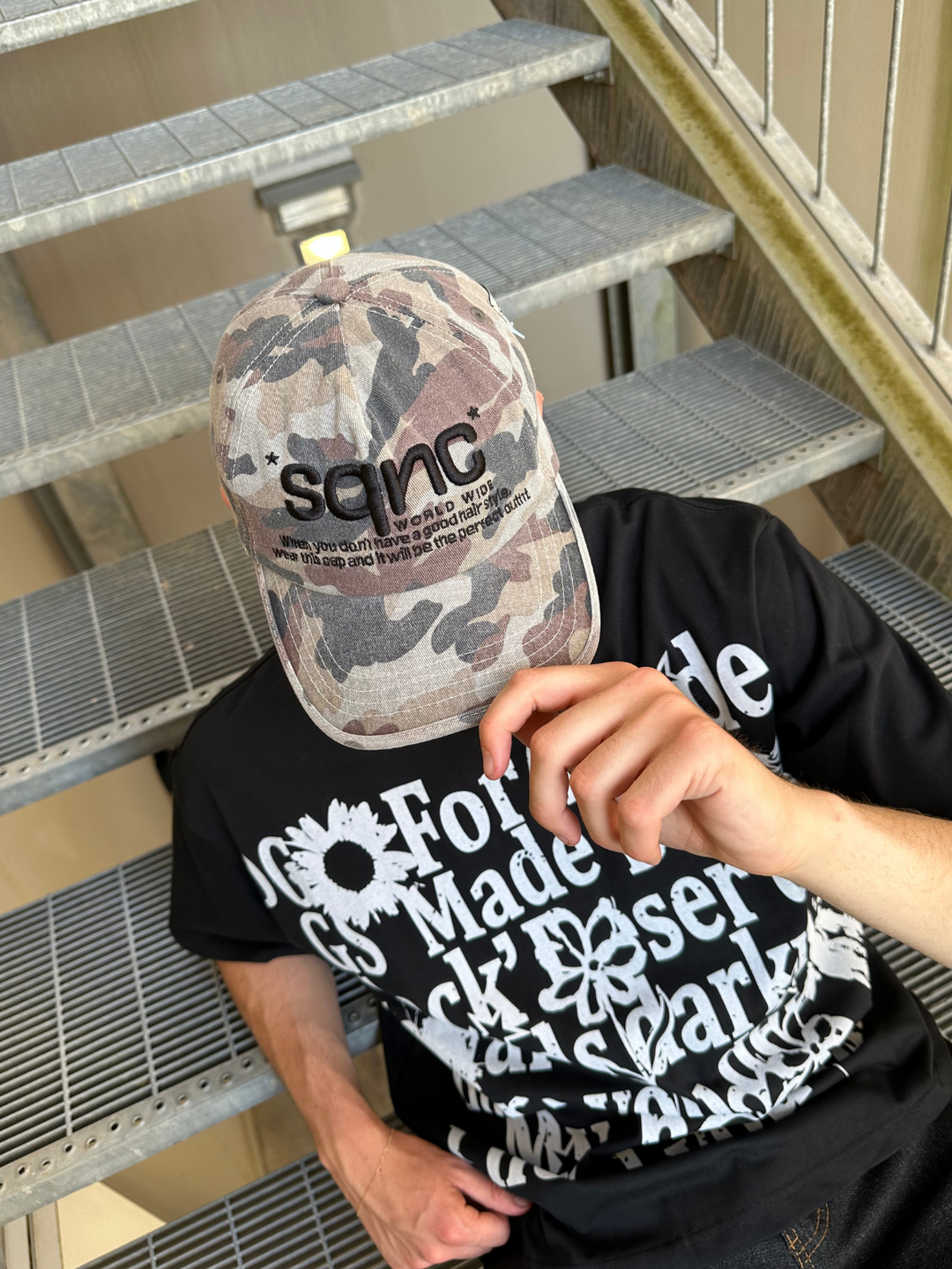 OVER5IZE "blast" CAP DARK CAMO